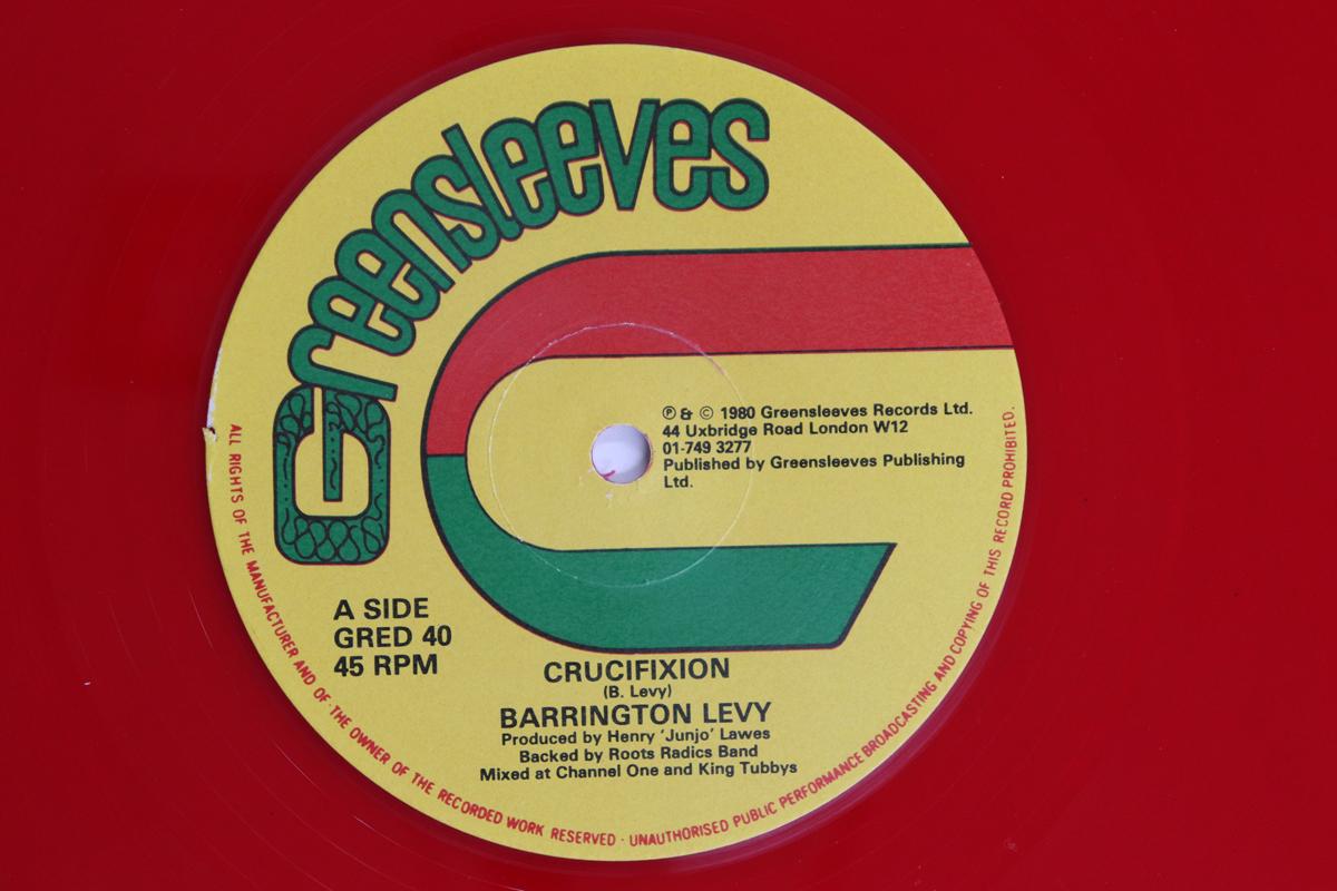 

12inch Record BARRINGTON LEVY BARRINGTON LEVY Crucifixion Eventide Fire A Disas GRED40 GREENSLEEVES RE 1980 UK Reggae Ska Dub Used