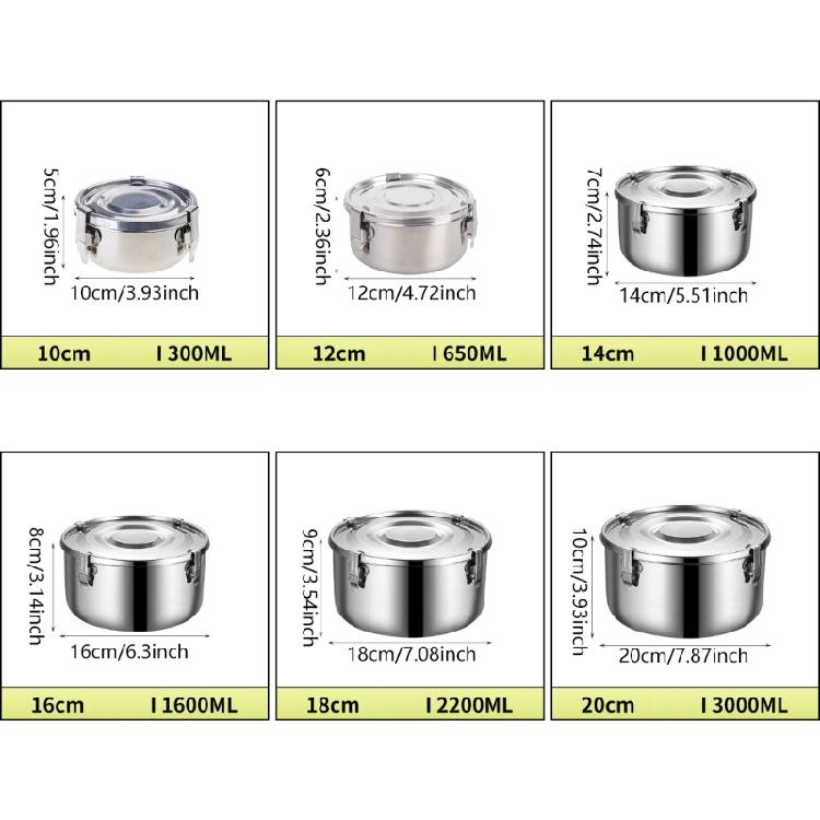 Sturdy Stainless Steel Food Box Home Accessory Designs for Outdoor Activity Food Organizers Meal Organization