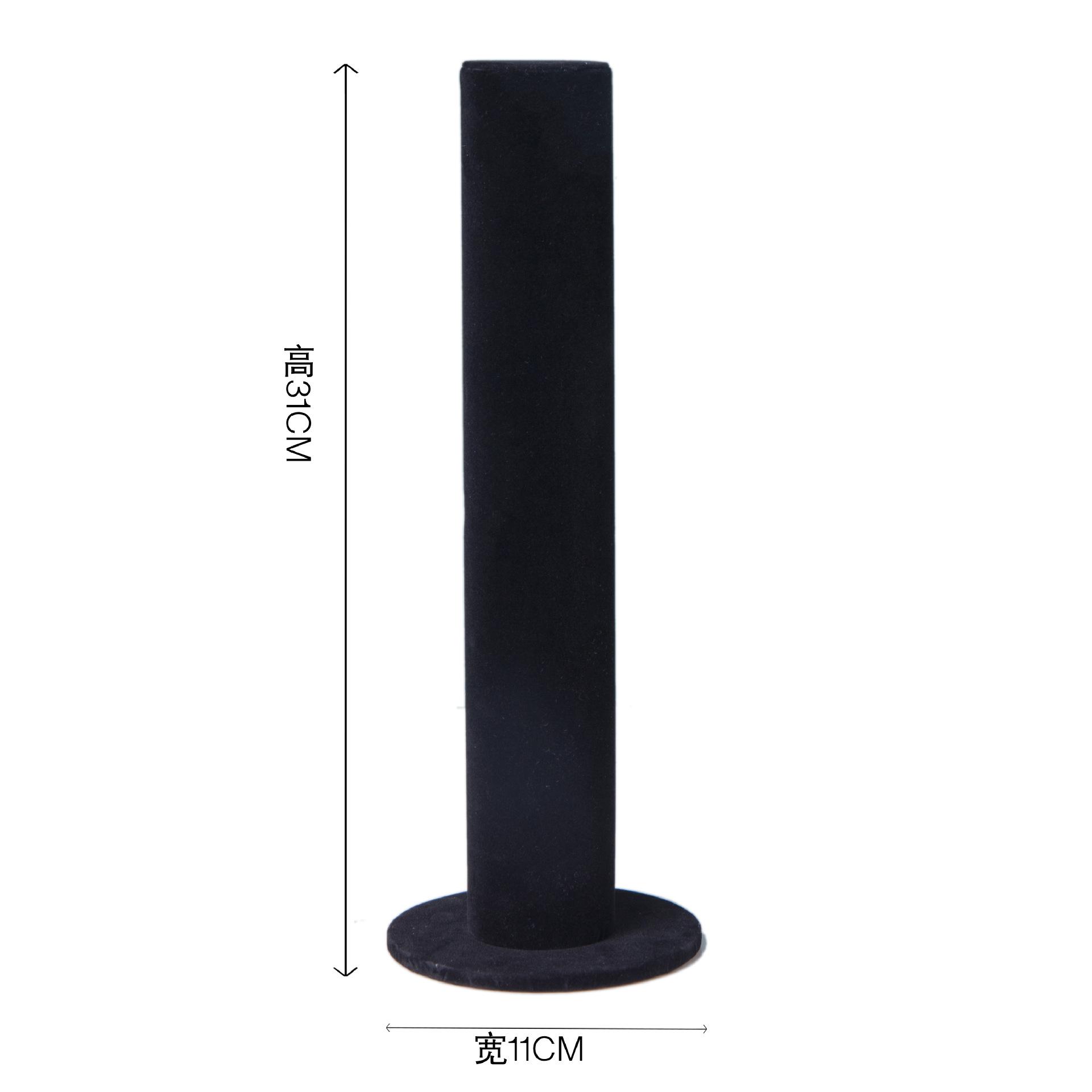 

Стильная подставка для браслетов и часов с вертикальной стойкой для резинок для волос и Т-образным держателем для органайзера в шкафу чёрный