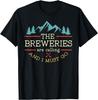 Vintage Beer Breweries Are Calling and I Must Go Craft Beer T-Shirt