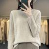 Semi-turtleneck Autumn and Winter Soft Waxy Warm Loose Versatile Pullover Top