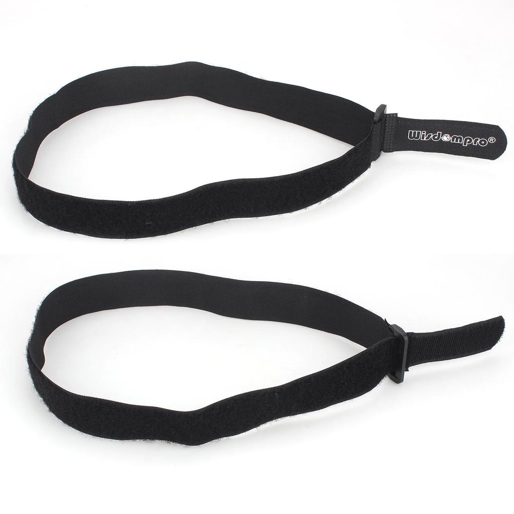 Legături de cablu Wisdompro, Fixatoare cu cârlig și buclă, pentru gestionarea cablurilor, organizarea cordoanelor și organizarea bagajelor dumneavoastră la birou sau în cameră, 1.0" x 24.2"