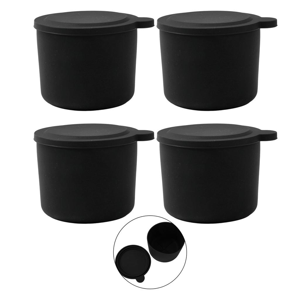 4 ST Isform Svart Hem Värmebeständig Kök