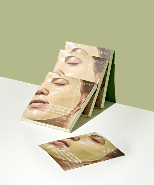 

Nacific Green Tea Cica Collagen Gel Mask 4 Sheets NONE