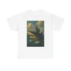 Cat On Shark Unisex Tee Fun Graphic Shirt Gift for Cat Lovers Unique