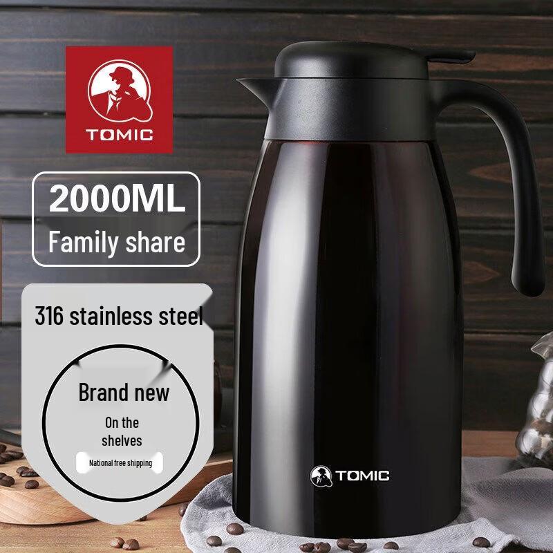 TOMIC 316 Stainless Steel Air Pressure Thermos