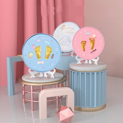 Newborn Baby Boy Girl Footprint DIY Air Drying Soft Clay Infant Hand Foot Imprint Kit Gift Casting Paw Print Pad Newborn