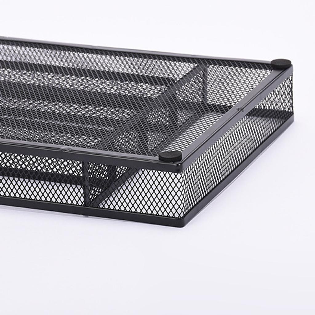 Sertar Bucătărie Oțel Carbon Anti-Alunecare Plasă Sârmă Utilitar Tava Tacâmuri Argintărie Depozitare Divizor pentru Linguri Furculițe