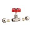 1PC 6mm 8mm 10mm 12mm Hole Dia Orange Plastic Handle Metal High Pressure Durable Tube Needle Type Globe Valve