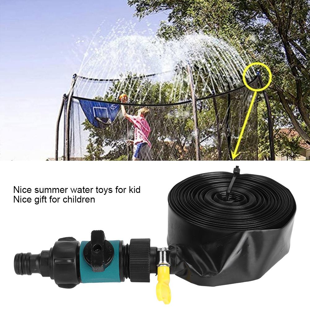 Garten Trampolin Wassersprinkler Schlauch Outdoor Kühlung Bewässerungswerkzeug Sommer Kinder Wasserspielzeug 15m