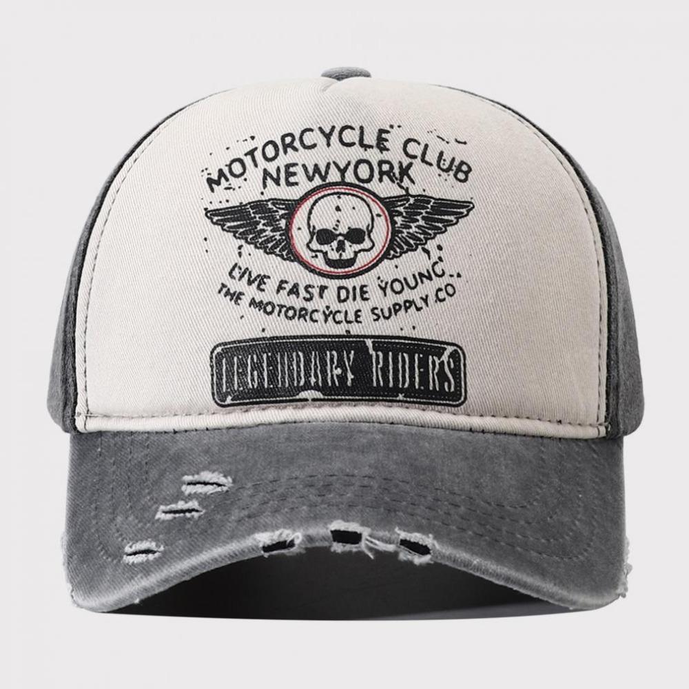 Skull Print Baseball Hat Bones Sun Visors 2024 Hip Hop Hat  for Men Women