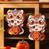 1 Pair Traditional Fu Character Door Pendant Chinese Style 2025 New Year Sticker  Celebration Party