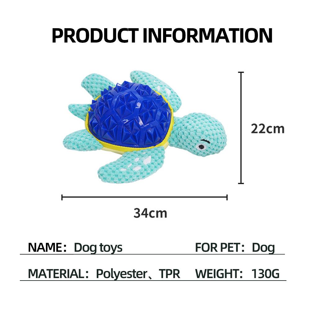 Manufacturer  Tortoise Design Pet Product Durable TPR Plush Dog Chew Toy