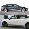 For Tesla Model 3 Car Door Side Stickers Waterproof Vinyl Film Auto Decoration PVC Decals Auto Styling Exterior Car Accessories