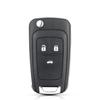Flip Folding Remote Car Key Shell For Chevrolet Cruze Epica Lova Camaro Impala 2 3 4 5 Button Hu100 Blade Replacement