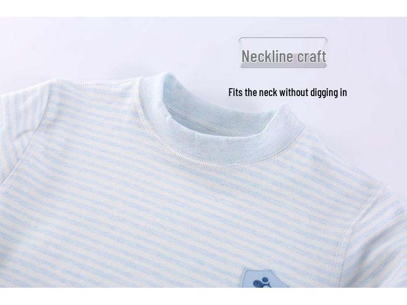 Children's Cotton Underwear Set: Boys' Autumn Clothes & Trousers, Girls' Pajamas, Baby Base Layer, Cotton Flannel Homewear