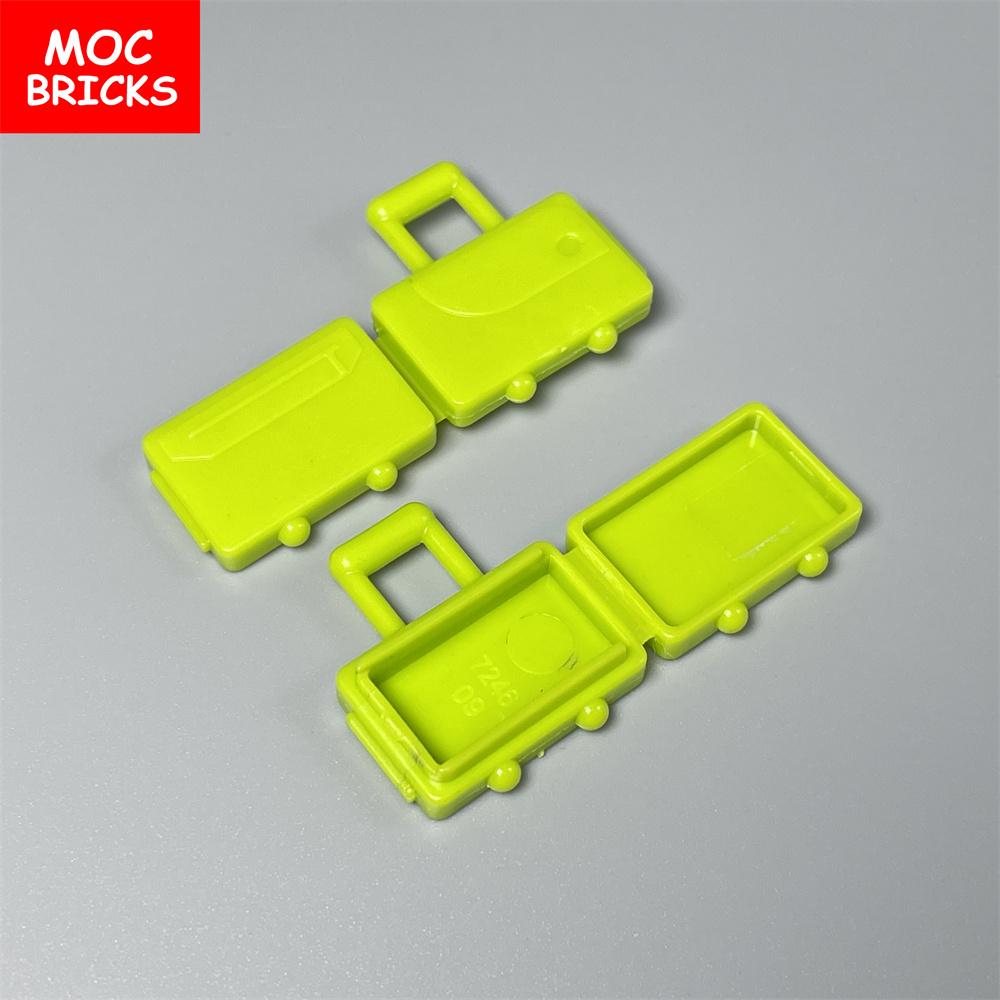 10pcs/lot MOC Blocks Utensil Suitcase featuring Long Handle 37178 Traveling Case Construction Bricks Accessories Children's Playthings Gifts