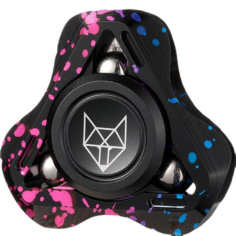 

New Metal Spirit Fox Fidget Spinner Toy Adults EDC Antistress Hand Spinner Stress Reliever Toys Children Decompression Desk Toys різнокольоровий