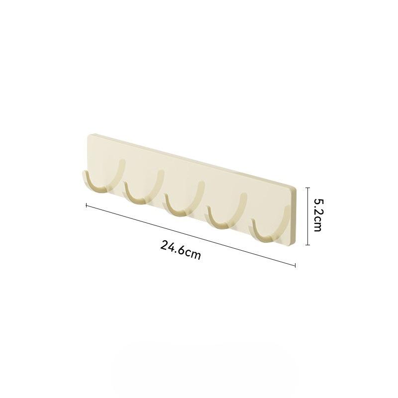 Kitchen Non-drilling Magnetic Hook Door Rear Hook for Hanging Spatulas and Spoons - Seamless Wall-mounted Storage Rack