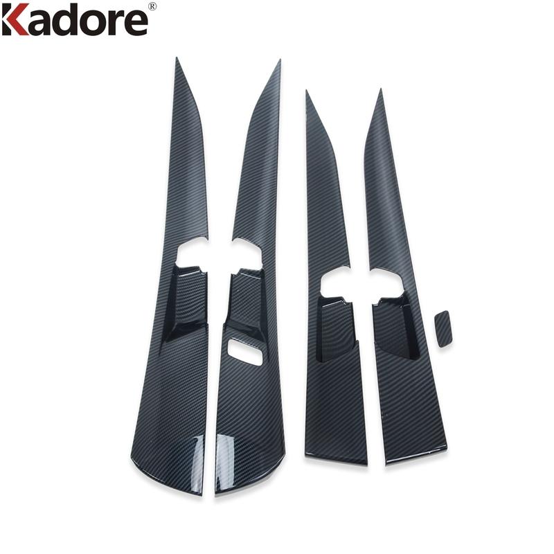 For Kia K5 Optima    2024 Carbon Fiber Car ide Inner Door Handle Bowl Panel Cover Trim Interior Accessories
