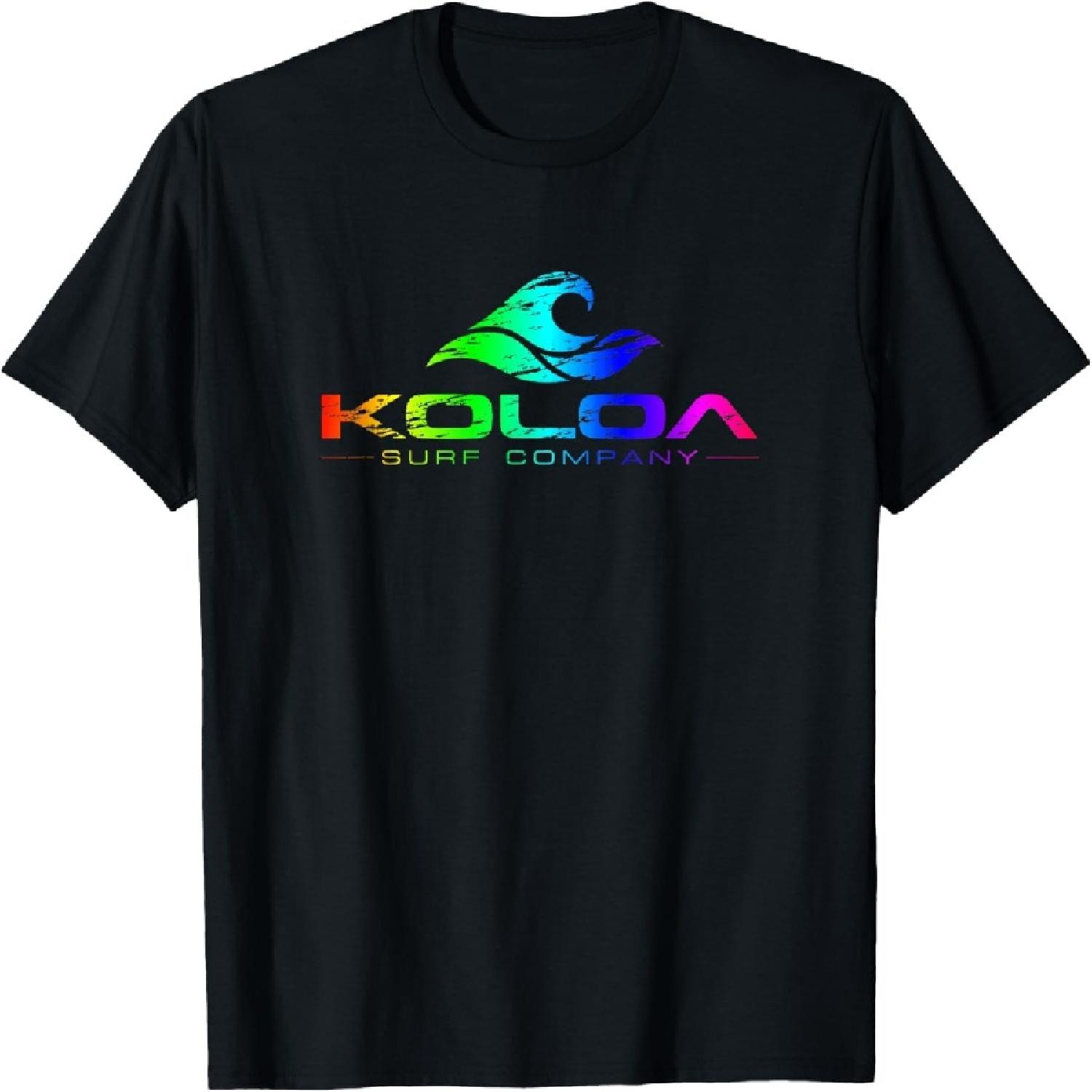 Koloa Surf Vintage Wave Multicolor Lightweight, Graphic T-Shirt S
