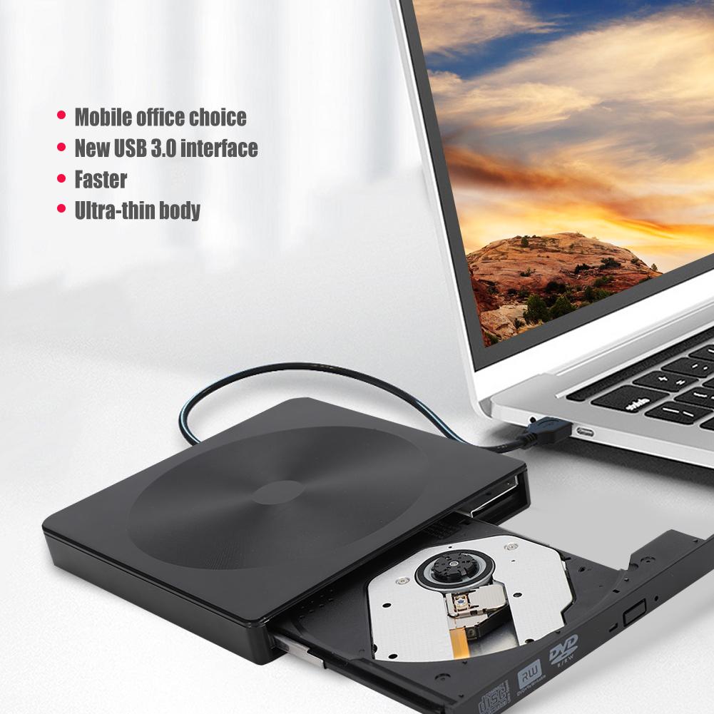 USB 3.0 External DVD Recorder Optical Drive for WIN98   ME   2000   XP   VISATA   WIN7   WIN8   MAC OS8.6