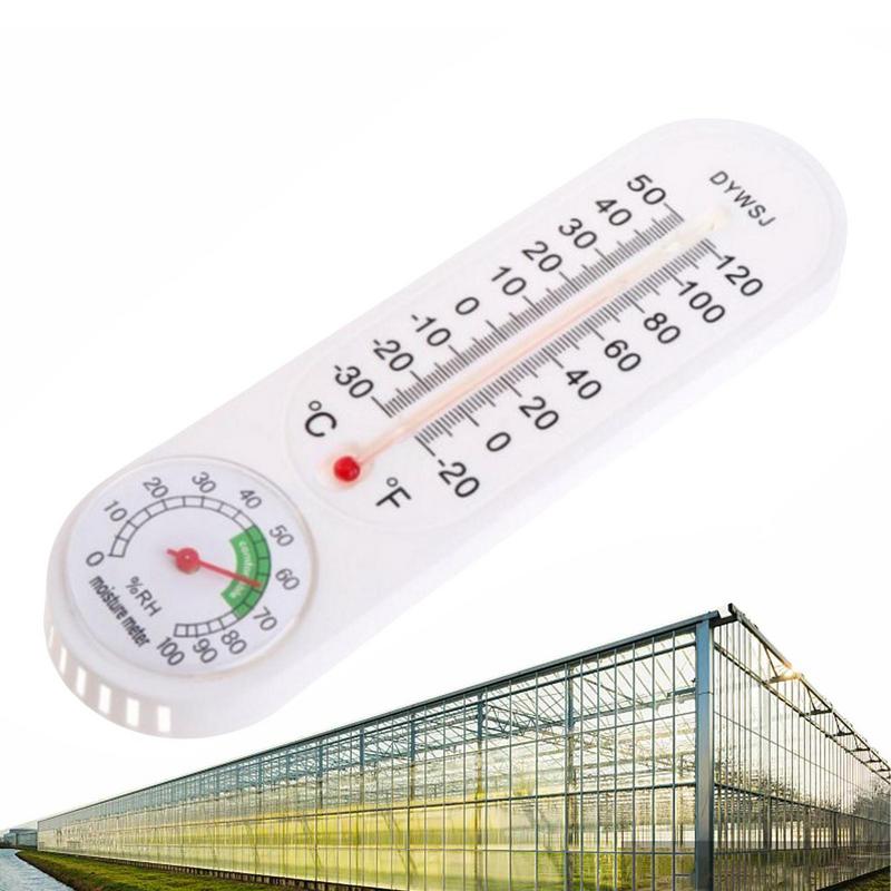 

1Pcs Wall-mounted Thermometer Hygrometer Breeding Thermometer Garden Greenhouse Household Temperature Reader CN