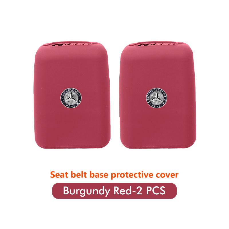 CQN1 For Benz Car Seat Belt Buckle Cover Anti-Scratch Protector Clip Car Accessories Interior W202 W212 W126 W140 W168 W177 CLS GLE