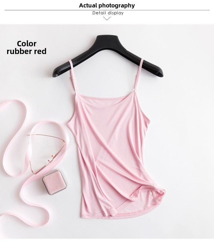 Tangge Sommer-Camisole aus Maulbeerseide – verstellbare Träger und vielseitige Passform