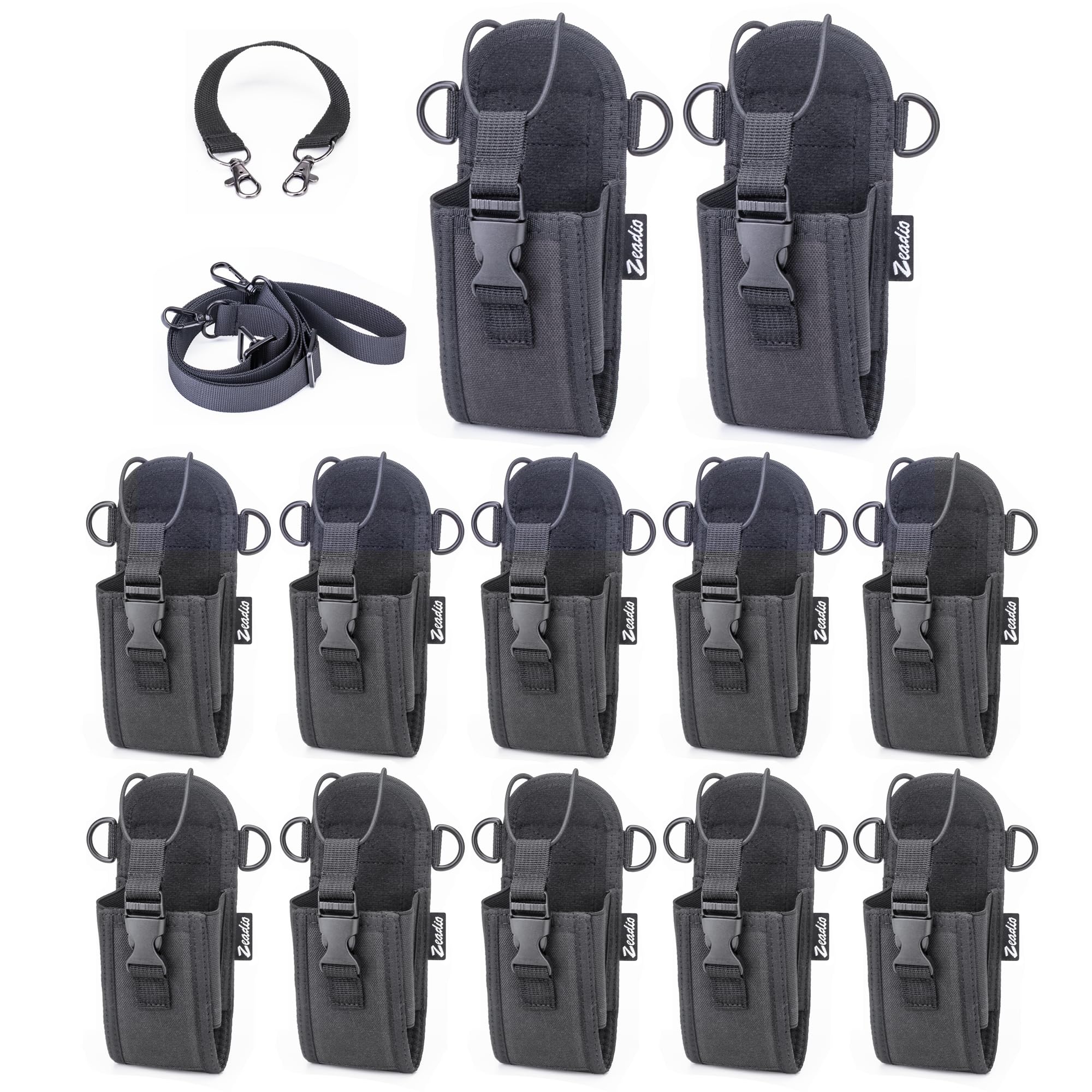 

Zeadio Multifunctional Two-Way Walkie-Talkie Holster Pouch - Durable Walkie-Talkie Pouch & Holder with Adjustable Strap for Outdoor Activities
