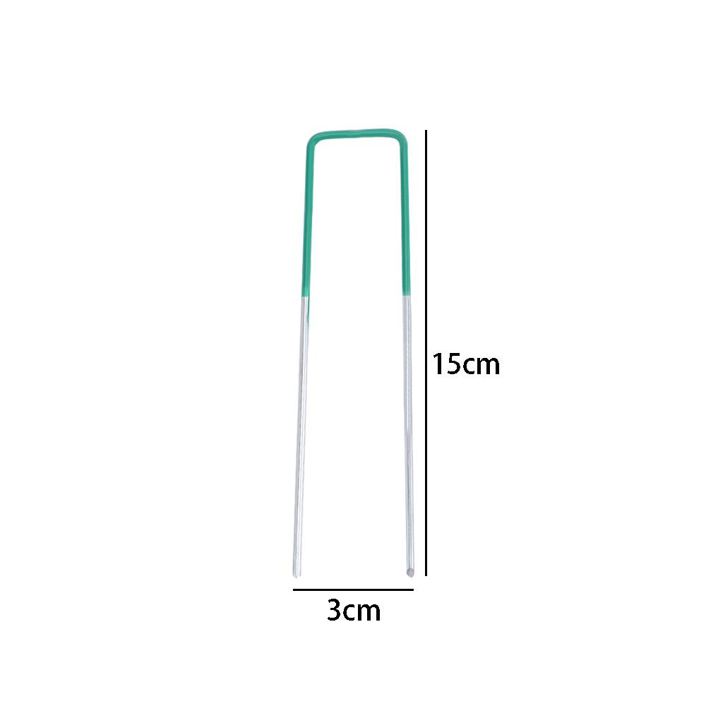 Membrane Fabric U Pins Ground Garden Lawn Artificial Grass Hooks Steel Pegs Turf Nails Staples