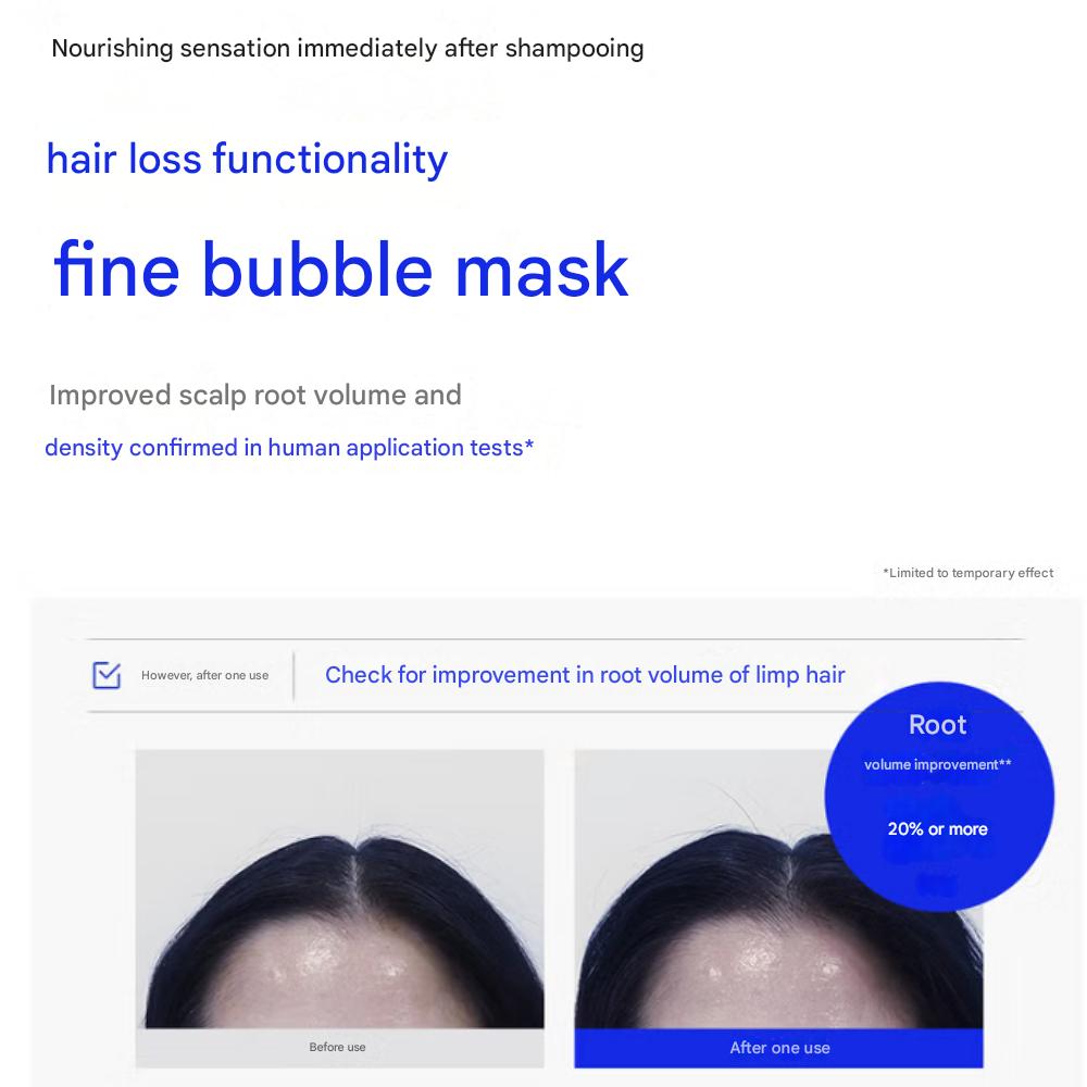 Modamoda Step03 Modrá biotinová maska na pokožku hlavy v pěně 50 ml