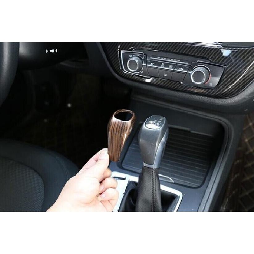 2018-21 Wood Grain Gear Shift Knob Cover Trim Car Central Console For BMW X2 F39