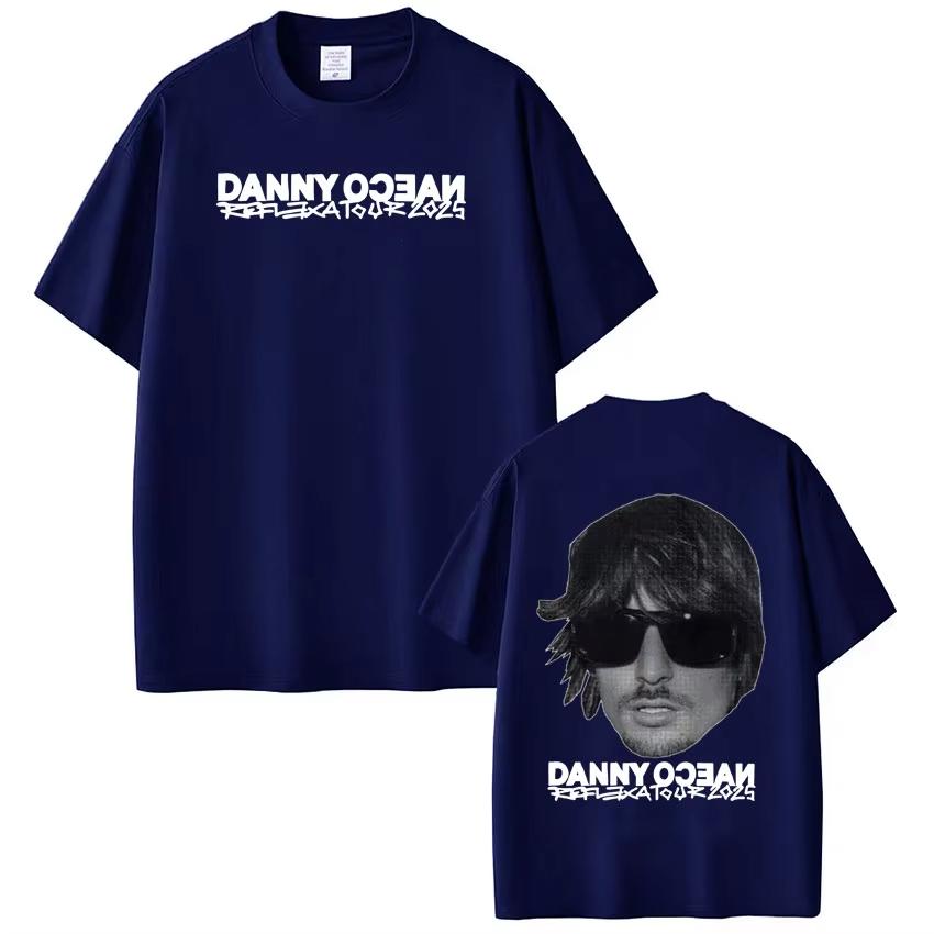 Rapper Danny Ocean Tour 2026 Vintage Graphic T Shirt Mens Women Summer Hip Hop Tshirt Cotton Casual Gothic Punk Tshirts