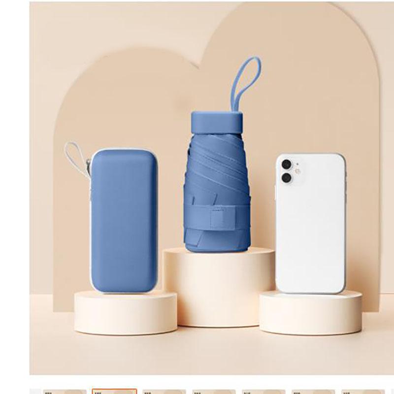 Mini Sun Umbrella Both Rain and Sunshine Protective and UV Resistant Rain or Shine