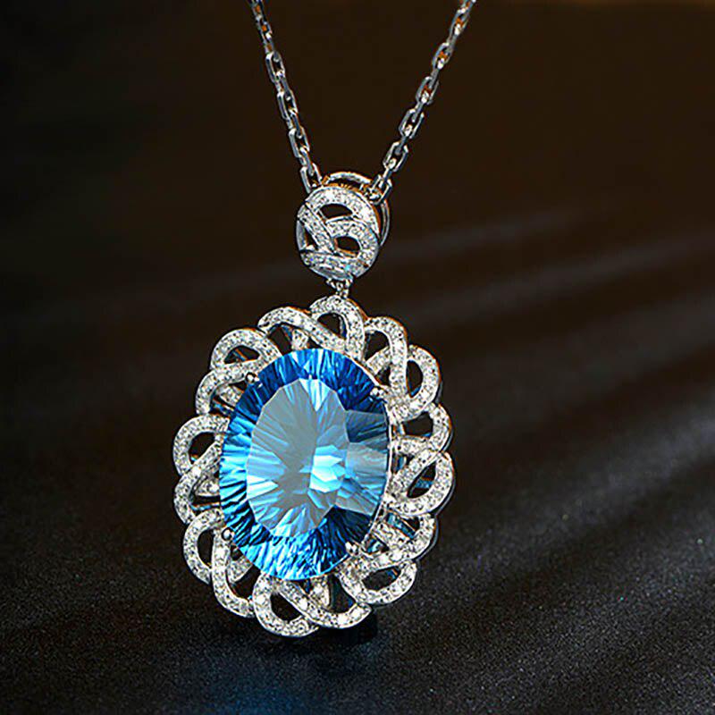 

Модное ожерелье Lindon для женщин, подвески с цирконом, ювелирные украшения, подарки для свадебной вечеринки