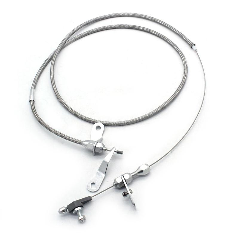 Reliable-Car Gas Accelerator Cable Kick Down Cable Transmission Kickdown Trans C-4 Detent For Ford C4 Mustang F150 Ranchero