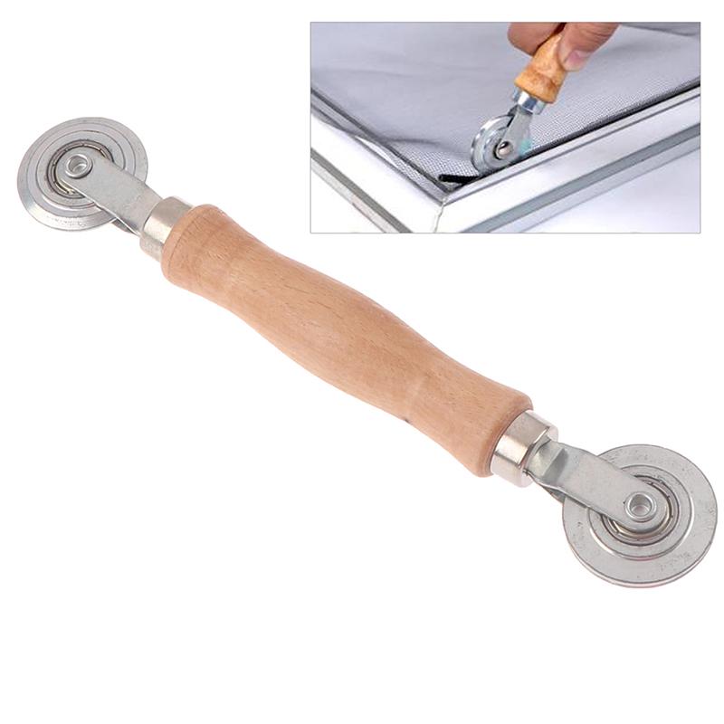 1Pcs New Double-Head Window Screen Roller Manual Window Pressure Wheel Tool