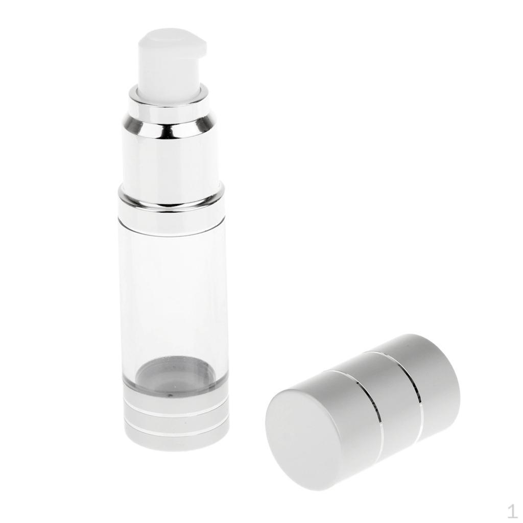 

15ml Aluminum Travel Packing Container Bath Storage Press Bottle