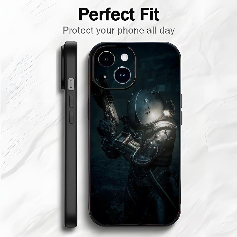 Scary Horror Game D-Dead Space Phone Case Phone Case Soft Packaging Lightweight For iPhone17 16 15 14 13ProMax