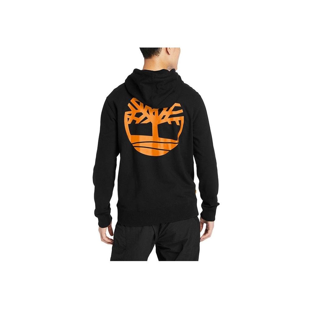 Timberland Tree Logo Print Casual Hoodie Men Hoodies Black A2FV7-001