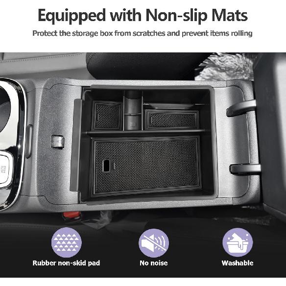 Center Console Organizer Compatible With 2025 2026 Hyundai Tucson SEL/SE Armrest Storage Box Armrest Console Organizer 2025 Tucson Accessories (ONLY