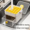 Handheld Ice Cube Mold with Food-Grade Freezer Storage for Homemade Ice