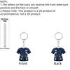 2D Flat Nurse Uniform Shape Car Pendant Christmas Tree Decoration Acrylic Flat Keychain Jewelry Pendant