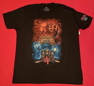 Halloween Horror Nights 2023 STRANGER THINGS VECNA Erwachsenen L Groß T-Shirt NEU