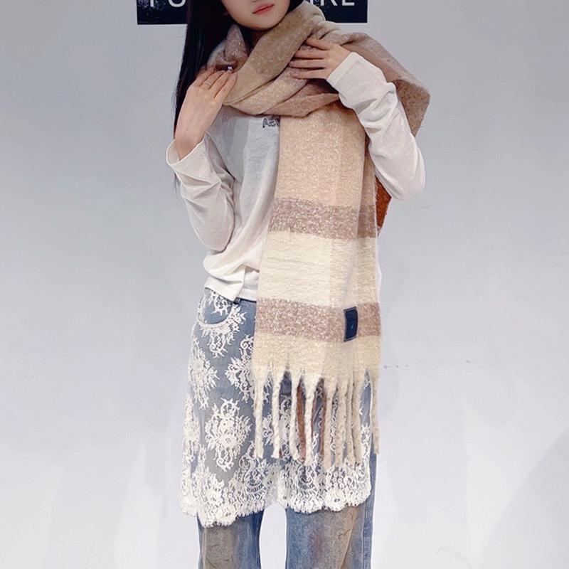 Szalik imitujący kaszmir w stylu koreańskim: Miękkie, ciepłe, modne i uniwersalne dla kobiet