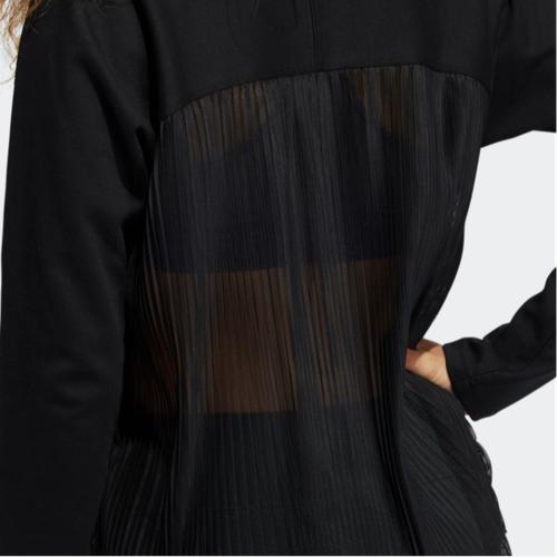 adidas Wangcai Patchwork Yoga Crewneck Sweatshirt Women’s Black