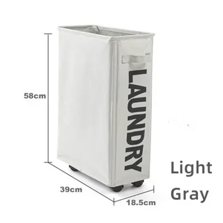 Foldable Laundry Basket Dirty Clothes Basket Clothes Organizer Yoga Storage Basket Home Assortment Box with Wheel Laundry Basket