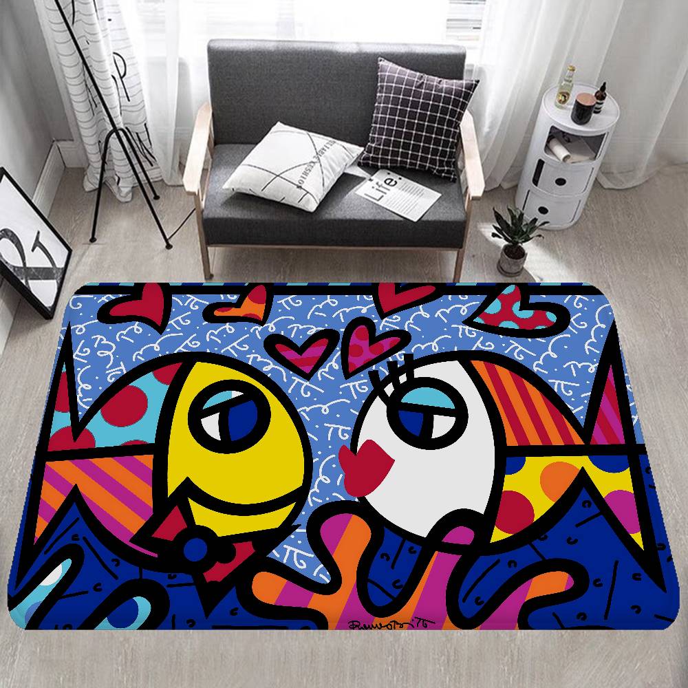 Britto Quick Drying Dish Door Mat Washable Non-Slip Living Room Sofa Chairs Area Mat Kitchen Doormat Area Rug