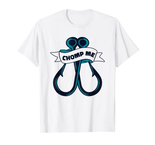 

Chomp Me Fly Fishing Spinning Fishing Deep Sea Angler T-Shirt